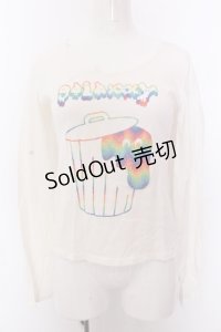 galaxxxy / カラフルポリバケツカットソー  アイボリー O-25-02-26-019-PU-TO-OW-ZI