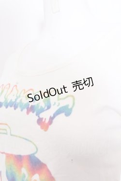 画像2: galaxxxy / カラフルポリバケツカットソー  アイボリー O-25-02-26-019-PU-TO-OW-ZI