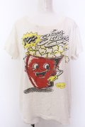 RNA / ポップコーンTシャツ  キナリ O-25-02-26-020-PU-TS-OW-ZI