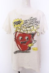 RNA / ポップコーンTシャツ  キナリ O-25-02-26-020-PU-TS-OW-ZI