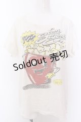 RNA / ポップコーンTシャツ  キナリ O-25-02-26-020-PU-TS-OW-ZI