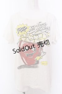 RNA / ポップコーンTシャツ  キナリ O-25-02-26-020-PU-TS-OW-ZI