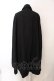画像4: BPN FOR MEN / ベルテッドロングマント M ブラック O-25-02-27-025-GO-CO-IG-C056 (4)