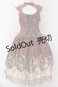 ALICE and the PIRATES / Galaxy Chris〜輝く星屑と宇宙（そら）の歯車〜柄ジャンパースカートI  ワイン O-25-02-27-1028-PA-OP-OW-OS