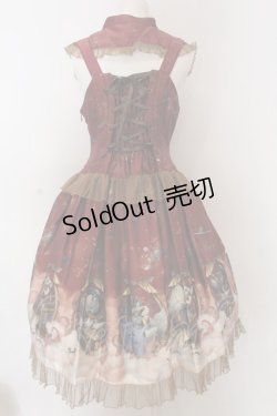 画像4: ALICE and the PIRATES / Galaxy Chris〜輝く星屑と宇宙（そら）の歯車〜柄ジャンパースカートI  ワイン O-25-02-27-1028-PA-OP-OW-OS