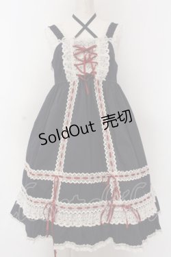 画像1: BABY,THE STARS SHINE BRIGHT / 【LAFORET GRAND BAZAR限定】ベビードールジャンパースカート  トリコロール（ネイビー×シロ×アカ） O-25-02-27-1031-BA-OP-OW-OS