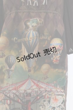 画像2: EXCENTRIQUE / '14W Carnivalチュニックワンピース  バーガンディ O-25-08-24-001-EL-OP-OW-OS