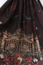 画像2: Enchantlic Enchantilly / 幻影薔薇城〜コウモリ公爵からの招待状〜ワンピース  赤い夜 O-25-02-27-1039-LO-OP-OW-OS (2)