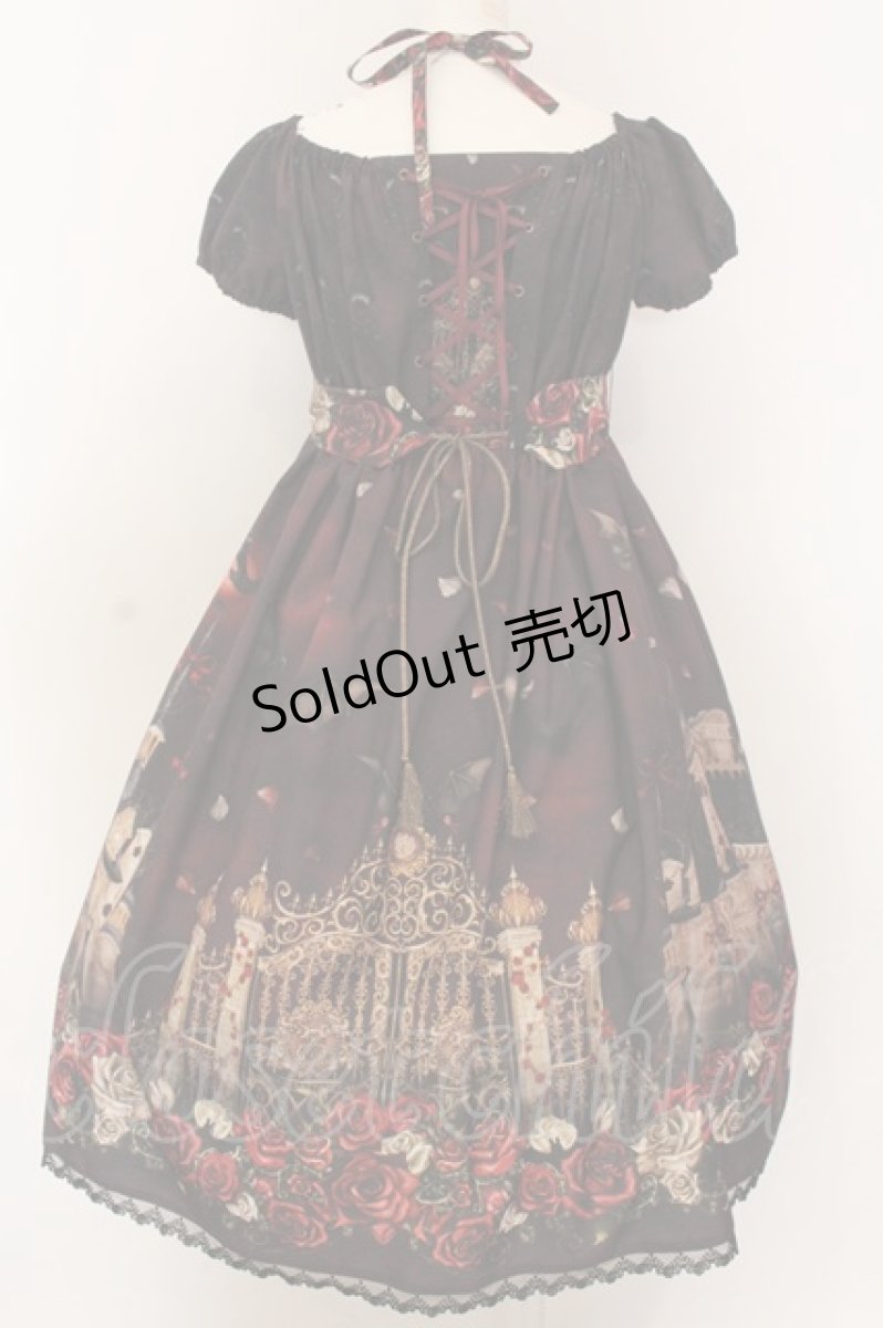 画像3: Enchantlic Enchantilly / 幻影薔薇城〜コウモリ公爵からの招待状〜ワンピース  赤い夜 O-25-02-27-1039-LO-OP-OW-OS (3)
