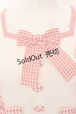 画像2: Angelic Pretty / ふんわりパフェワンピース  シロ×アカ O-25-02-27-1042-AP-OP-IG-OS