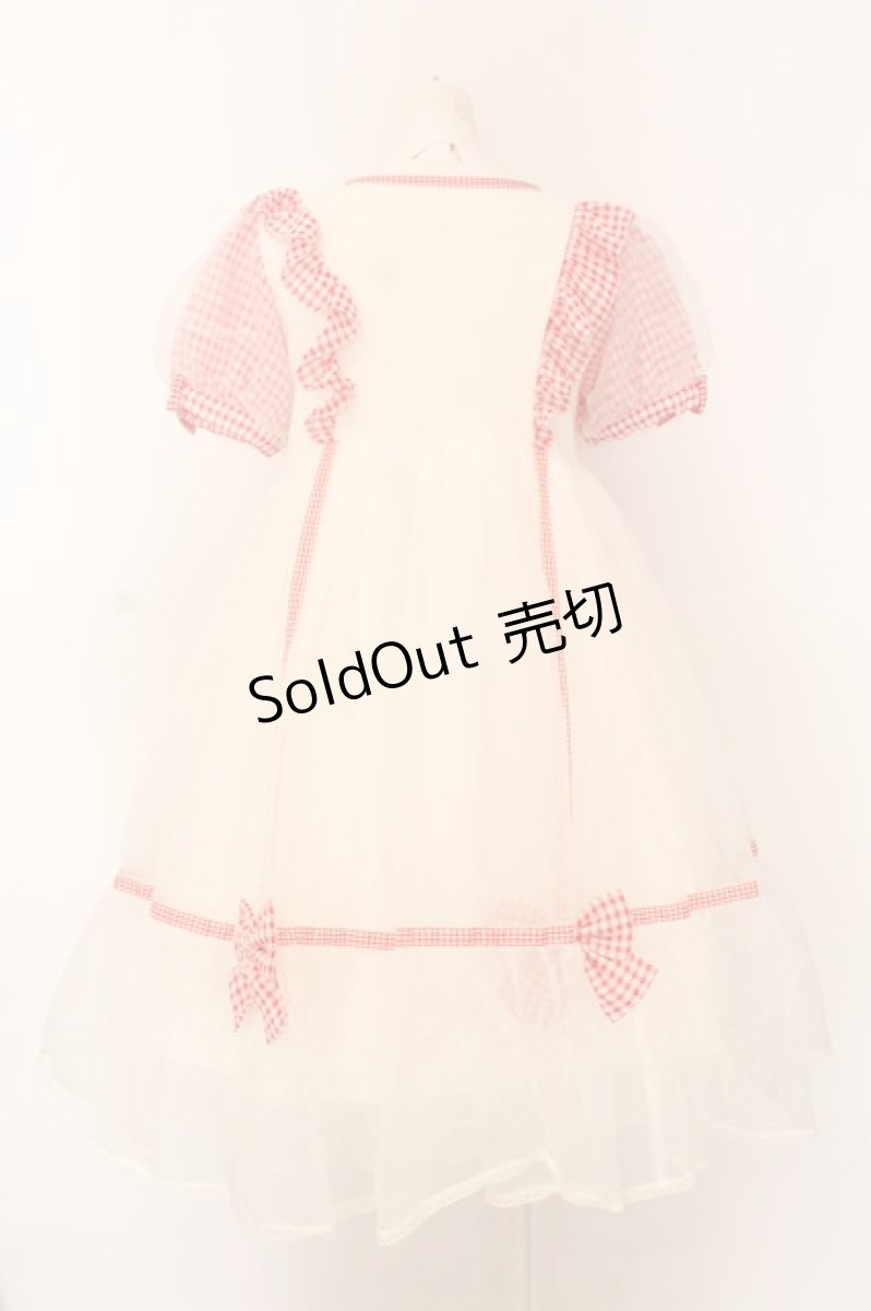 画像3: Angelic Pretty / ふんわりパフェワンピース  シロ×アカ O-25-02-27-1042-AP-OP-IG-OS (3)