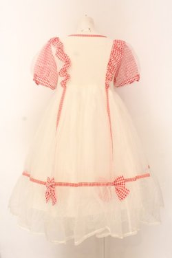 画像3: Angelic Pretty / ふんわりパフェワンピース  シロ×アカ O-25-02-27-1042-AP-OP-IG-OS