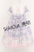 Angelic Pretty / ラッピングハートワンピース  ネイビー O-25-02-27-1046-AP-OP-IG-OS