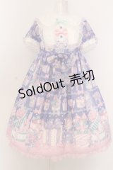 Angelic Pretty / ラッピングハートワンピース  ネイビー O-25-02-27-1046-AP-OP-IG-OS