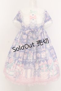 Angelic Pretty / ラッピングハートワンピース  ネイビー O-25-02-27-1046-AP-OP-IG-OS