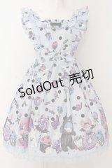 Angelic Pretty / Happy Treat Partyジャンパースカート  サックス O-25-02-27-1047-AP-OP-OW-OS