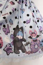 画像2: Angelic Pretty / Happy Treat Partyジャンパースカート  サックス O-25-02-27-1047-AP-OP-OW-OS (2)