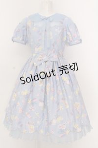 Angelic Pretty / SPACE TOYSワンピース  サックス O-25-02-27-1048-AP-OP-IG-OS