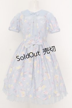 画像1: Angelic Pretty / SPACE TOYSワンピース  サックス O-25-02-27-1048-AP-OP-IG-OS