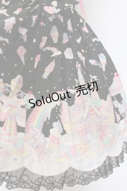 画像2: Angelic Pretty / MilkyPlanetジャンパースカート  クロ O-25-02-27-1052-AP-OP-OW-OS