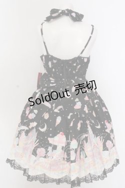 画像4: Angelic Pretty / MilkyPlanetジャンパースカート  クロ O-25-02-27-1052-AP-OP-OW-OS