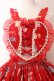 画像2: Angelic Pretty / magical etoileエプロン風スカート - アカ O-25-02-27-1057-AP-SK-OW-OS (2)