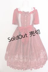 To Alice / お城ptワンピース S アカ O-25-02-27-1068-LO-OP-OW-OS