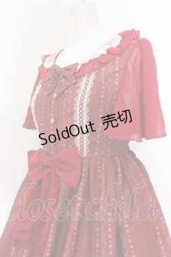 画像2: To Alice / お城ptワンピース S アカ O-25-02-27-1068-LO-OP-OW-OS