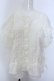 画像1: Maison de minette / Cape frill blouse  アイボリー O-25-02-27-1071-LO-BL-IG-OS (1)