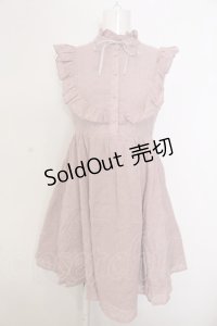 evelyn / カットワークレースワンピース  ピンク O-25-02-27-1074-LO-OP-OW-OS