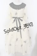 marcHenTica Laito / 花柄ワンピース  クリーム O-25-02-27-1009-LO-OP-OW-OS