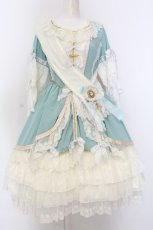 画像1: BABY,THE STARS SHINE BRIGHT / La robe vert clairワンピース&エシャルプセット  La robe vert clair（グリーン） O-25-02-27-1014-BA-OP-IG-OS (1)