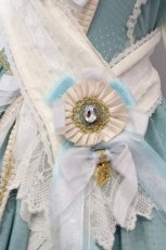 画像2: BABY,THE STARS SHINE BRIGHT / La robe vert clairワンピース&エシャルプセット  La robe vert clair（グリーン） O-25-02-27-1014-BA-OP-IG-OS (2)