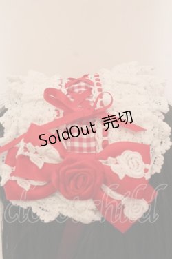 画像7: BABY,THE STARS SHINE BRIGHT / ギンガムチェック巻きバラドールワンピースセット  えんじ O-25-02-27-1015-BA-OP-IG-OS