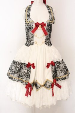 画像1: ALICE and the PIRATES / バニーガールジャンパースカート  シロ O-25-02-27-1018-PA-OP-IG-OS