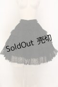 metamorphose / 総レースティアードリボンスカート  クロ O-25-02-27-1019-ME-SK-OW-OS