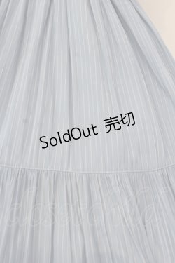 画像2: Physical Drop / 衿付きティアードジャンパースカート  サックス O-25-02-27-1022-LO-OP-OW-OS