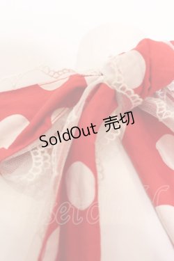 画像4: metamorphose / ホルターあみあげジャンパースカート  アカ×シロ O-25-02-27-1023-ME-OP-IG-OS