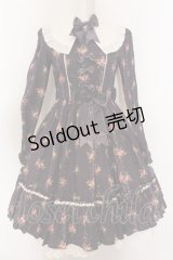 metamorphose / ヨーク付きワンピース（花柄）  パープル O-25-02-27-1024-ME-OP-YM-OS