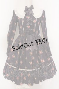 metamorphose / ヨーク付きワンピース（花柄）  パープル O-25-02-27-1024-ME-OP-YM-OS