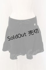 ALGONQUINS / スカルプリントカットスカート  ブラック O-25-02-27-012-AL-SK-IG-OS