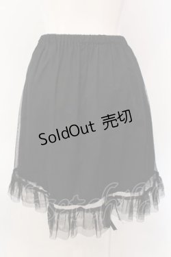 画像3: PEACE NOW / リボンテープチュールスカート M ブラック O-25-02-27-013-PU-SK-IG-ZI