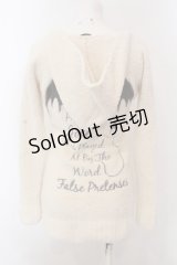 GHOST of HARLEM / デビル刺繍ボアパーカー  オフシロ O-25-02-27-015-GL-TO-IG-OS