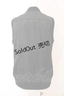 画像4: ALGONQUINS / クラウンワッペンサテンジップアップベスト  ブラック O-25-02-27-021-AL-TO-IG-OS