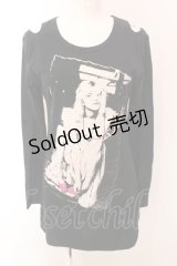 SEXY DYNAMITE LONDON / ガールプリトオフショルカットソー S ブラック O-25-02-27-022-PU-TO-IG-OS
