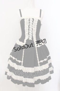 画像1: ALICE and the PIRATES / ミランダジャンパースカート  クロ×シロ O-25-02-27-003-PA-OP-IG-OS