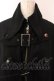画像2: BPN FOR MEN / ベルテッドロングマント M ブラック O-25-02-27-025-GO-CO-IG-C056 (2)