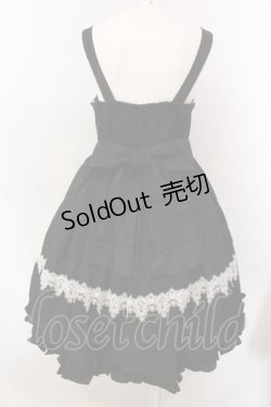 画像4: axes femme kawaii / メアリージャンパースカート M クロ×シロ O-25-02-28-030-AX-OP-IG-OS