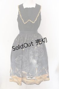 axes femme POETIQUE / セレスティアルワンピース M クロ O-25-02-28-032-AX-OP-IG-OS