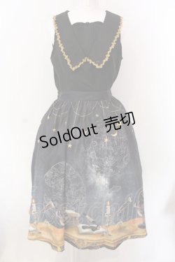 画像1: axes femme POETIQUE / セレスティアルワンピース M クロ O-25-02-28-032-AX-OP-IG-OS